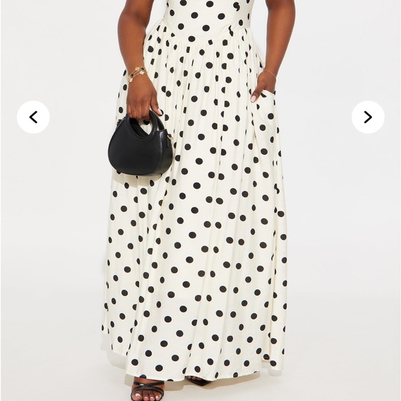 Elegant Polka Dot Dress - Picture 3 of 7